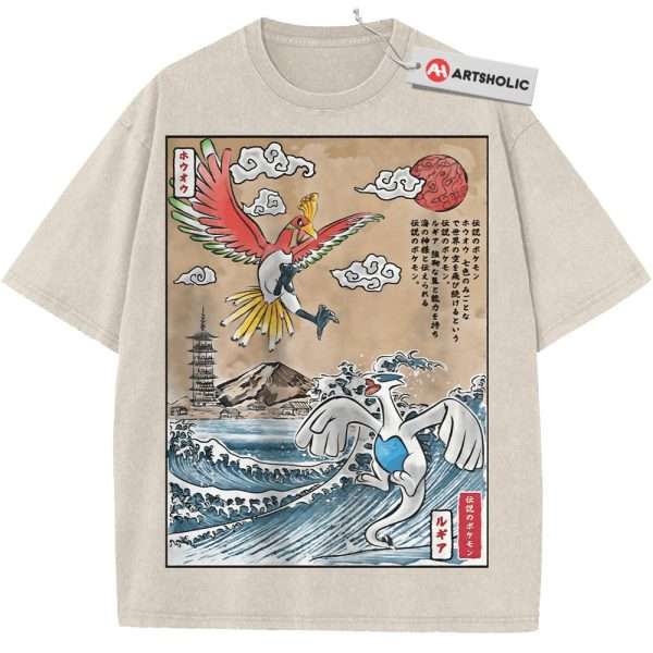 Lugia vs Ho-oh Shirt, Pokemon Shirt, Anime Shirt, Vintage T-Shirt