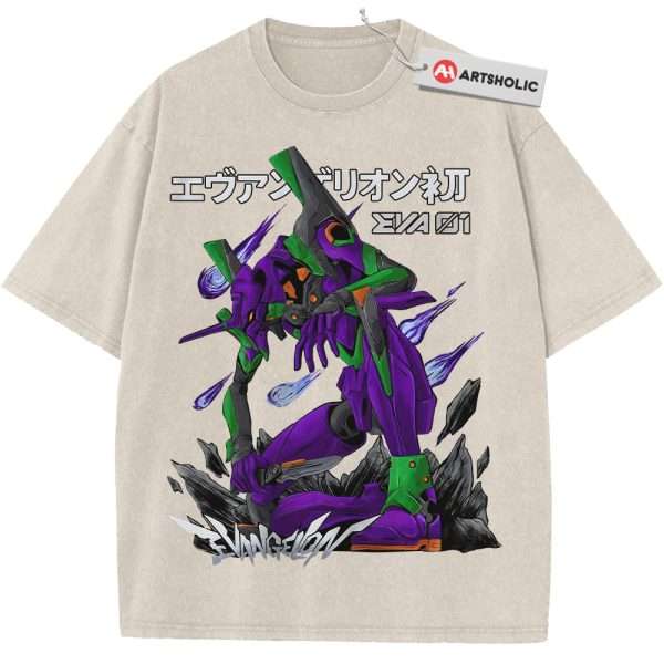 Eva-01 Shirt, Neon Genesis Evangelion Shirt, Anime Shirt, Vintage Tee