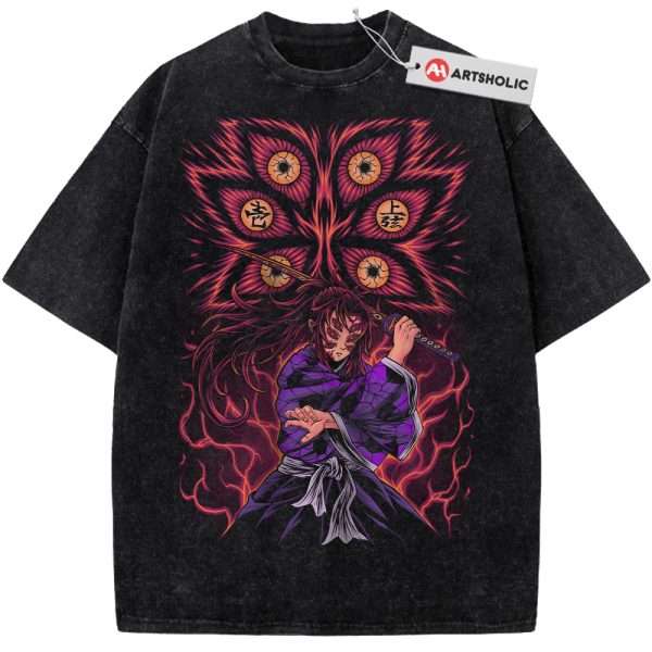 Kokushibo Shirt, Demon Slayer Shirt, Anime Shirt, Vintage Tee