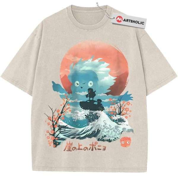 Ponyo Shirt, Studio Ghibli Shirt, Anime Shirt, Vintage Tee