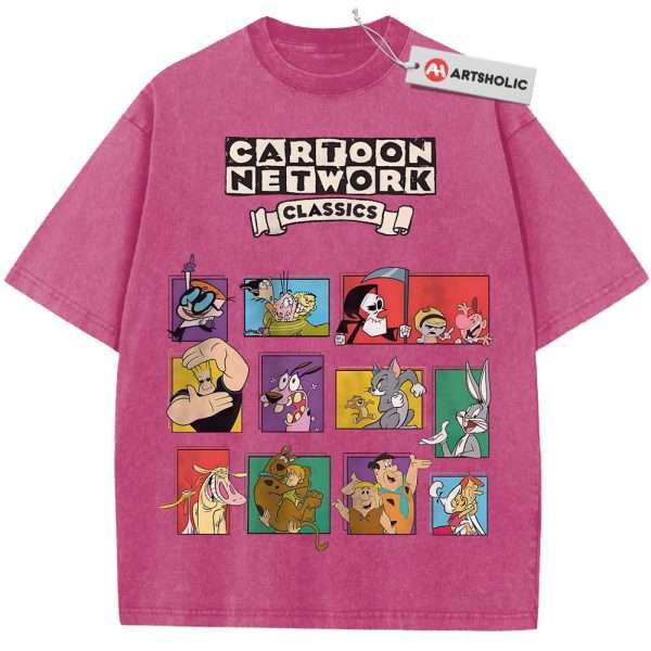 Cartoon Netword 90's Shirt, Animated Shirt, Vintage Tee - Rose Red, L