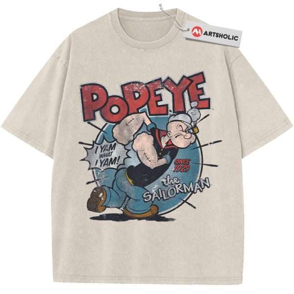 Popeye Shirt, Animated Shirt, Vintage T-Shirt
