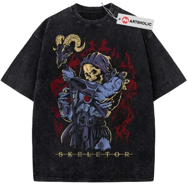 Skeletor Shirt, Masters of the Universe Shirt, Animated Shirt, Vintage T-Shirt - Black, M