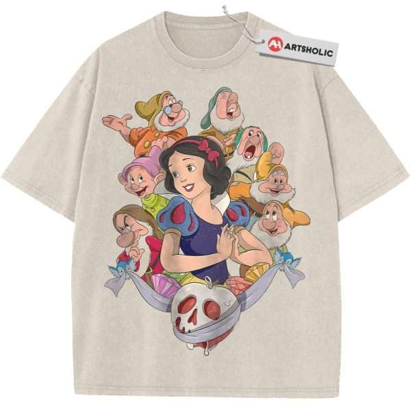 Snow White and the Seven Dwarfs Shirt, Animated Shirt, Vintage T-Shirt