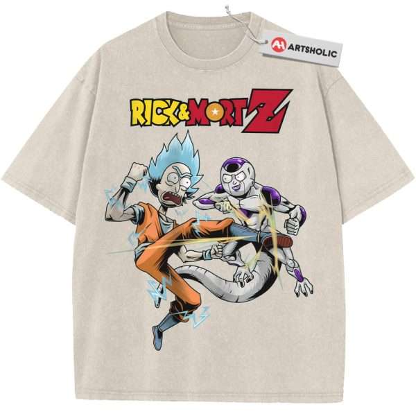 Dragon Ball x Rick and Morty Shirt, Animated Shirt, Vintage T-Shirt
