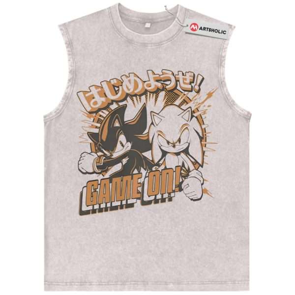 Sonic the Hedgehog Tank Top, Animated Tank Top, Vintage Tank Top