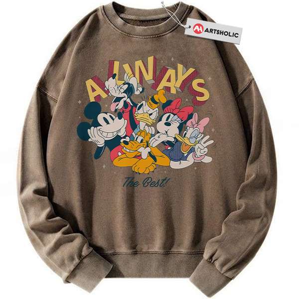 Mickey Mouse Sweatshirt, Donald Duck Sweatshirt, Animated Sweatshirt, Vintage Sweatshirt