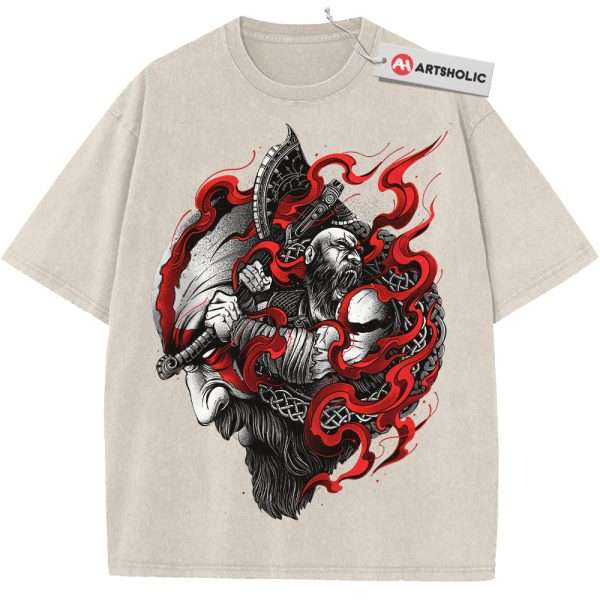 Kratos Shirt, God of War Shirt, Game Shirt, Vintage Tee