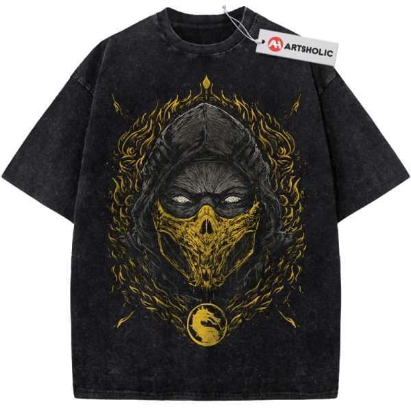 Scorpion Shirt, Mortal Kombat Shirt, Game Shirt, Vintage T-Shirt