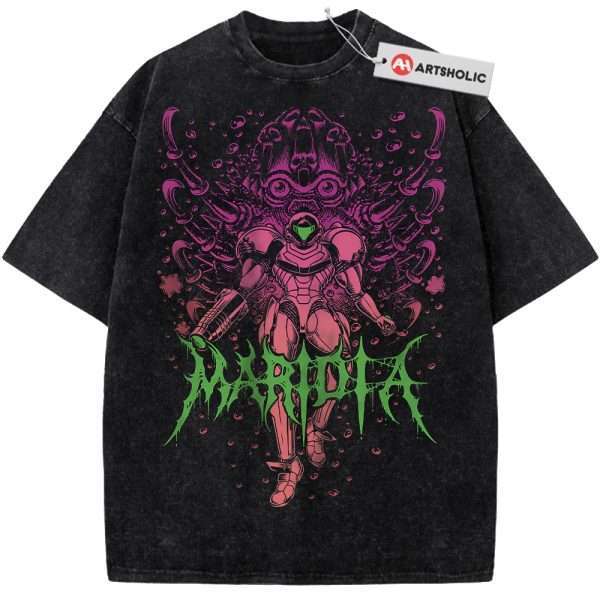 Samus Aran Shirt, Metroid Shirt, Game Shirt, Vintage T-Shirt