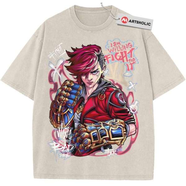 Vi - Arcane Shirt, League of Legends Shirt, Game Shirt, Vintage T-Shirt