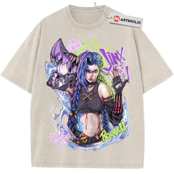 Jinx - Arcane Shirt, League of Legends Shirt, Game Shirt, Vintage T-Shirt