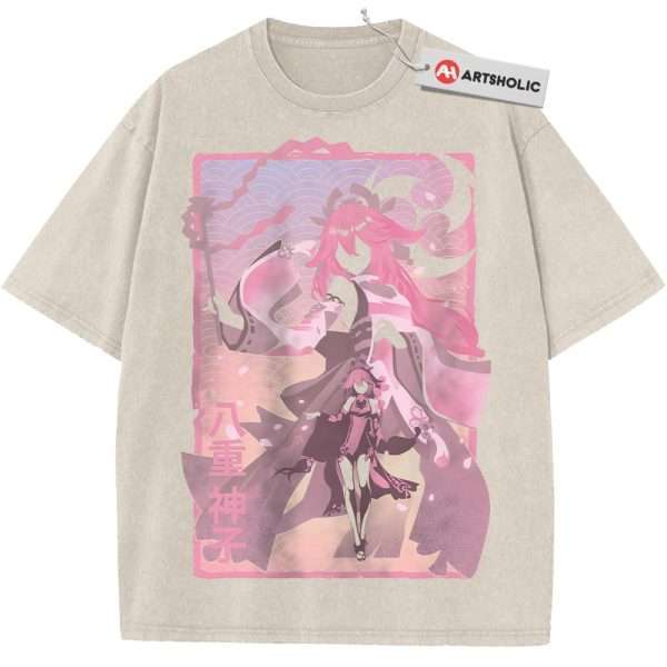 Yae Miko Shirt, Genshin Impact Shirt, Game Shirt, Vintage Tee