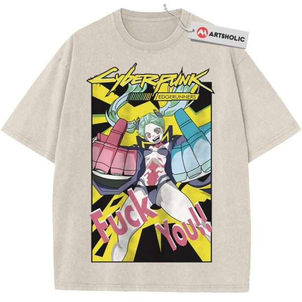 Rebecca Shirt, Cyberpunk: Edgerunners Shirt, Game Shirt, Vintage T-Shirt