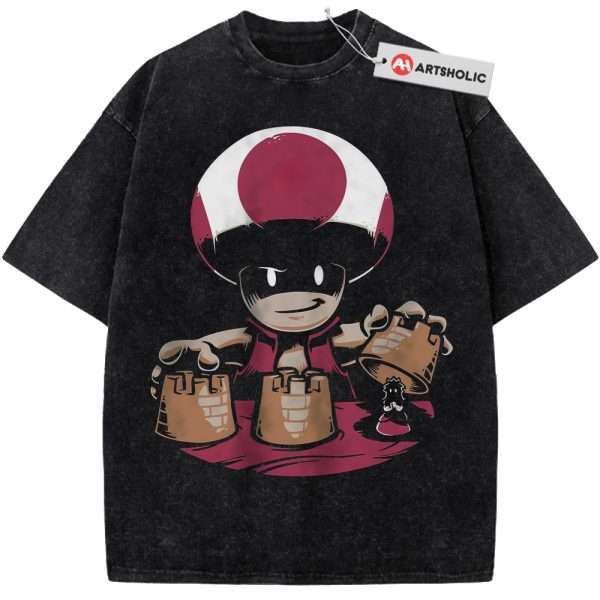 Toad Shirt, Super Mario Shirt, Game Shirt, Vintage Tee