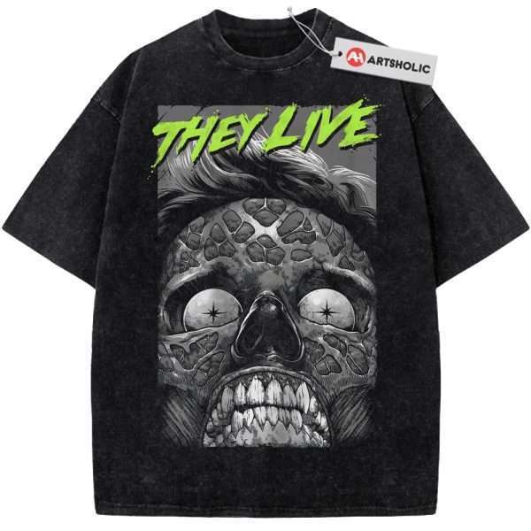 Male Ghoul Shirt,They Live Shirt, Halloween Shirt, Horror Shirt, Vintage T-Shirt