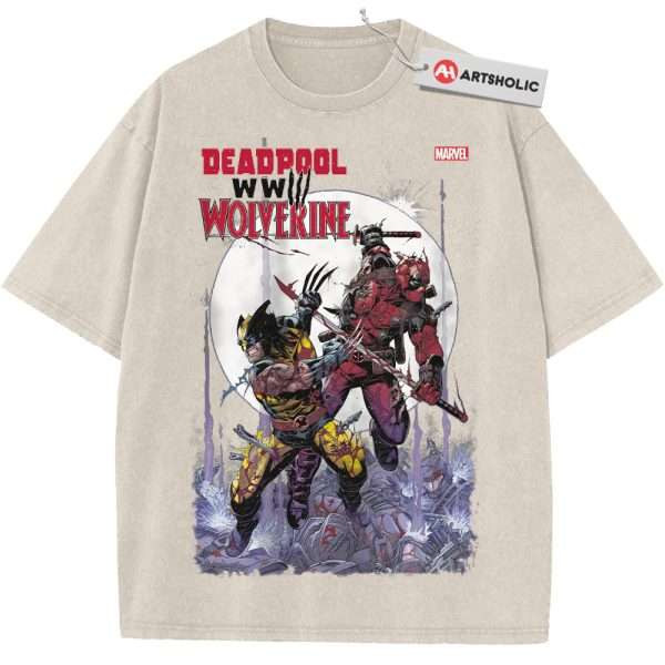 Deadpool Shirt, Wolverine Shirt, Marvel Comics Shirt, Vintage Tee