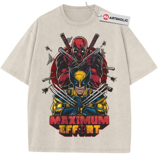 Deadpool vs Wolverine Shirt, Marvel Comics Shirt, Vintage Tee