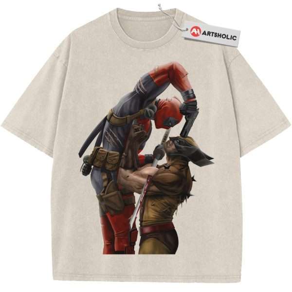 Deadpool vs Wolverine Shirt, Marvel Comics Shirt, Vintage Tee
