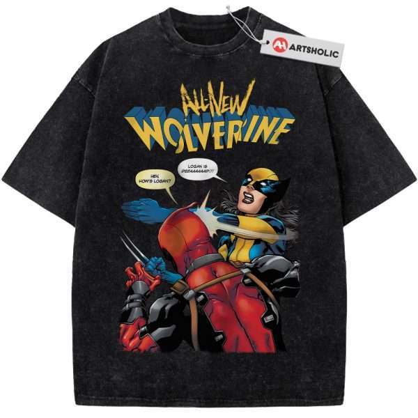 X-23 Shirt, Wolverine Shirt, Deadpool Shirt, Marvel Comics Shirt, Vintage Tee