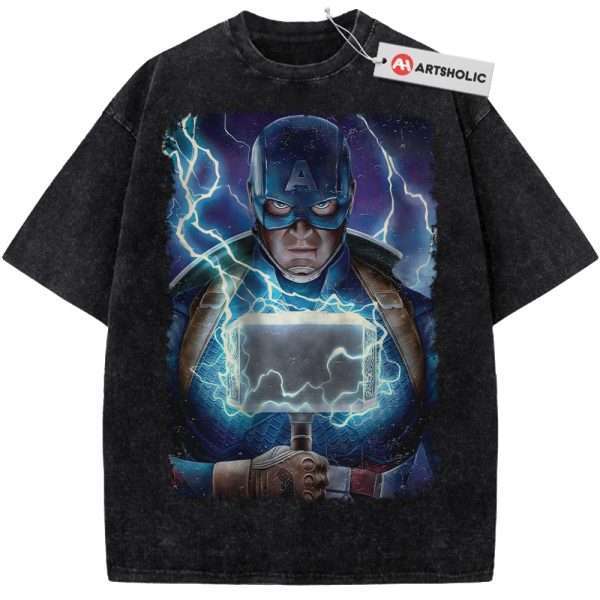 Captain America Shirt, Marvel Comics Shirt, Vintage T-Shirt