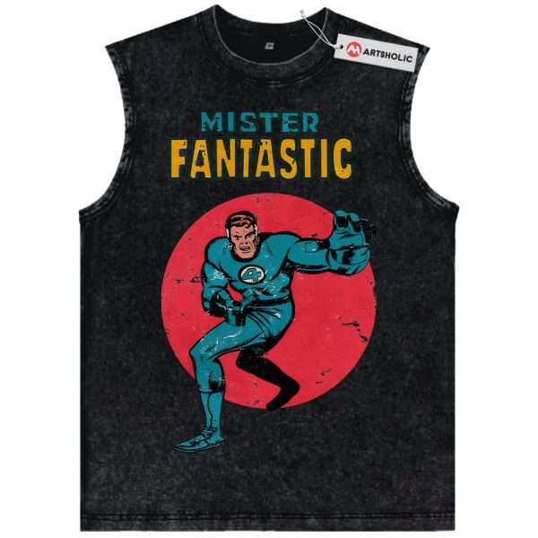 Mister Fantastic Tank Top, Fantastic Four Tank Top, Marvel Comics Tank Top, Vintage Tank Top