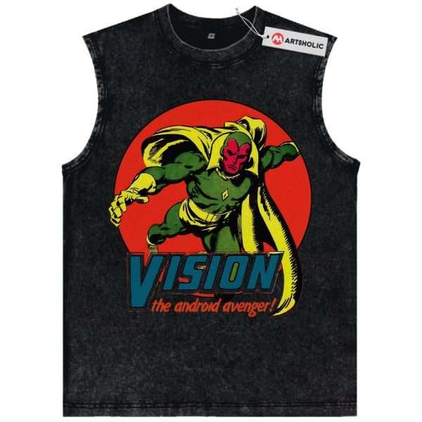 Vision Tank Top, Marvel Comics Tank Top, Vintage Tank Top