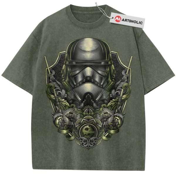 Stormtrooper Shirt, Star Wars Shirt, Movie Vintage T-Shirt - Army Green, XL
