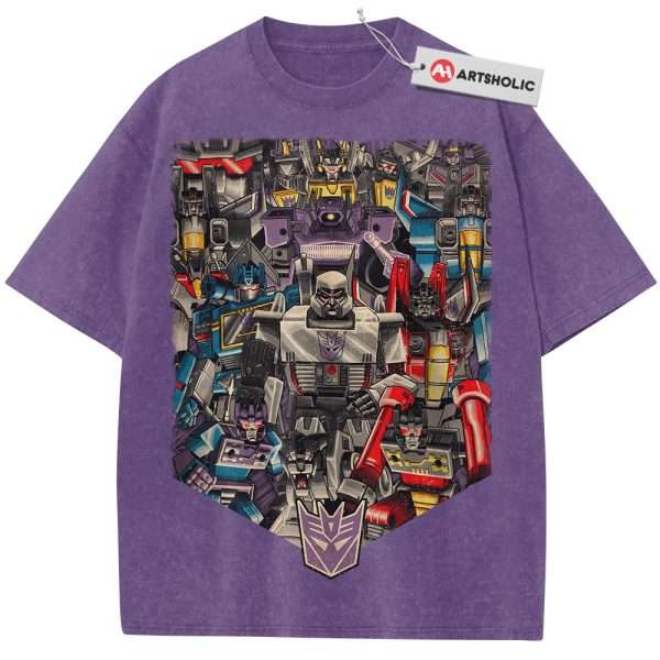 Decepticons Shirt, Transformers Shirt, Movie Shirt, Vintage Tee - Purple, S