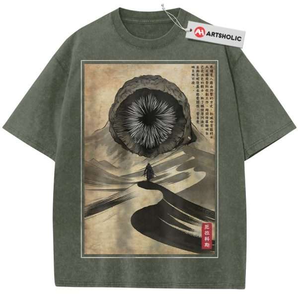 Dune Shirt, Movie Shirt, Vintage Tee - Army Green, 4XL