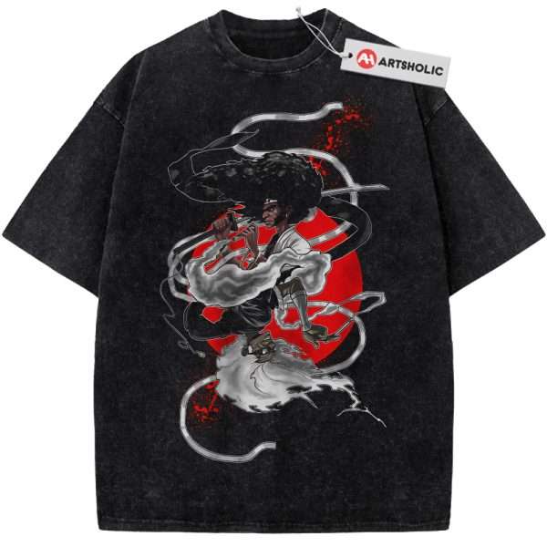 Afro Samurai Shirt, Anime Shirt, Vintage Tee