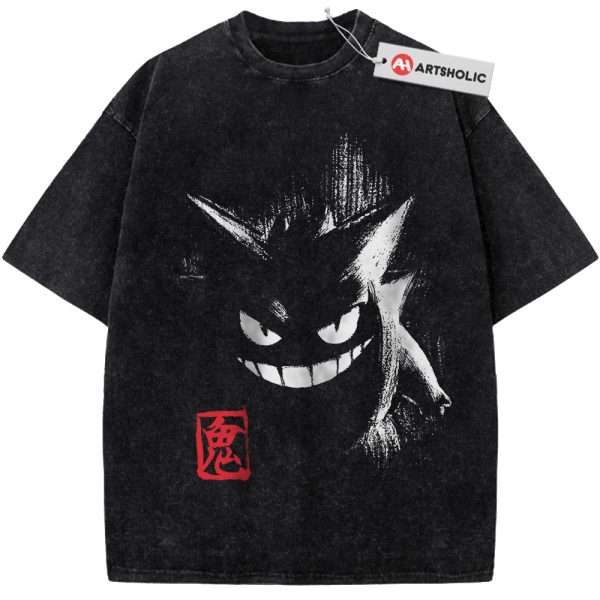 Gengar Shirt, Pokemon Shirt, Anime Shirt, Vintage T-Shirt