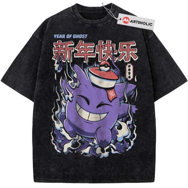 Gengar Shirt, Pokemon Shirt, Anime Shirt, Vintage Tee
