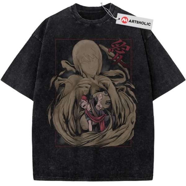 Gaara Shirt, Naruto Shirt, Anime Shirt, Vintage T-Shirt