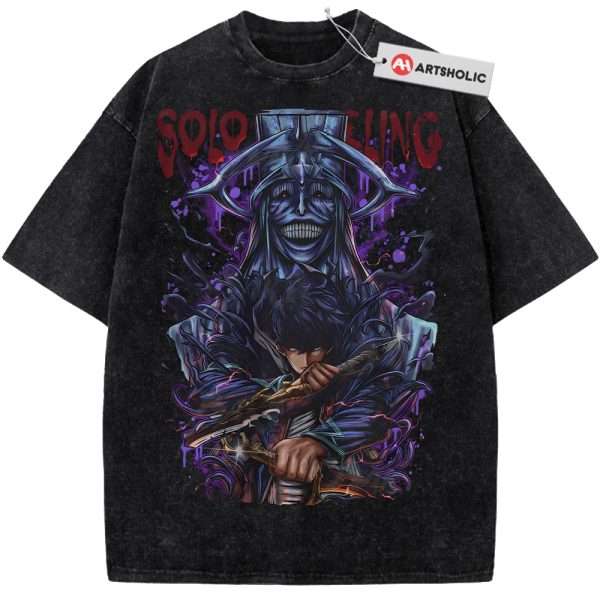 Sung Jinwoo Shirt, Statue of God Shirt, Solo Leveling Shirt, Anime Shirt, Vintage Tee