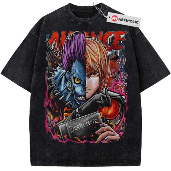 Light Yagami Shirt, Ryuk Shirt, Death Note Shirt, Anime Shirt, Vintage Tee