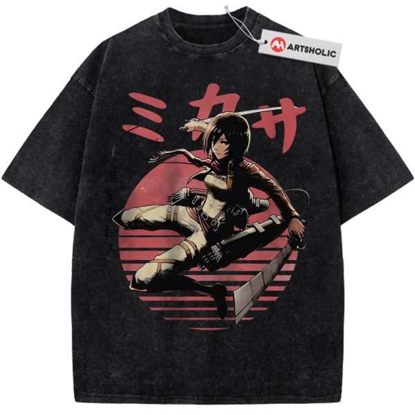 Mikasa Ackerman Shirt, Attack on Titan Shirt, AOT Shirt, Anime Shirt, Vintage Tee