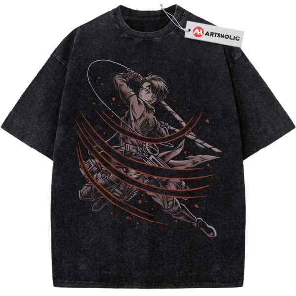 Levi Ackerman Shirt, Attack On Titan Shirt, AOT Shirt, Anime Shirt, Vintage Tee