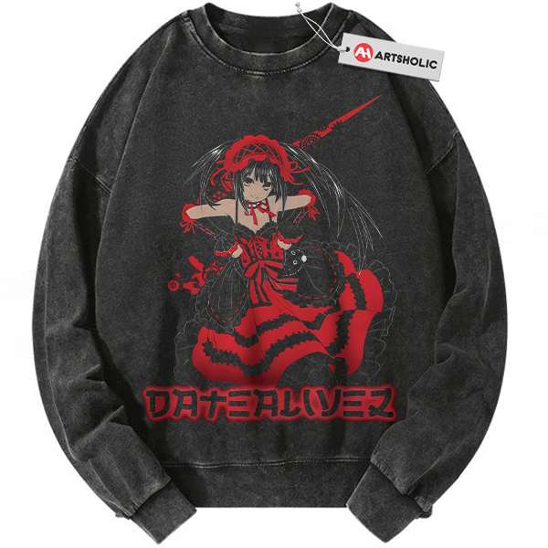Kurumi Tokisaki Sweatshirt, Date A Live Sweatshirt, Anime Sweatshirt, Vintage Sweater