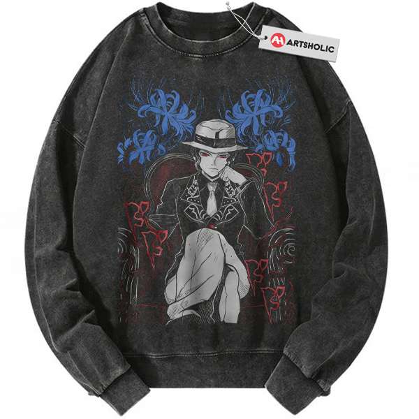 Muzan Kibutsuji Sweatshirt, Demon Slayer Sweatshirt, Anime Sweatshirt, Vintage Sweater