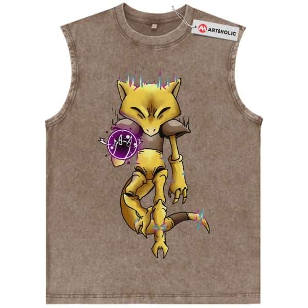 Abra Tank Top, Pokemon Tank Top, Anime Tank Top, Vintage Tank Top