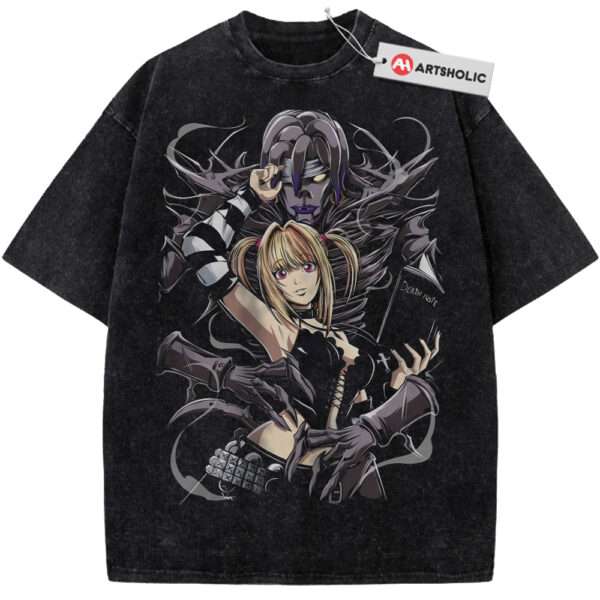 Misa Amane Shirt, Rem Shirt, Death Note Shirt, Anime Shirt, Vintage T-Shirt