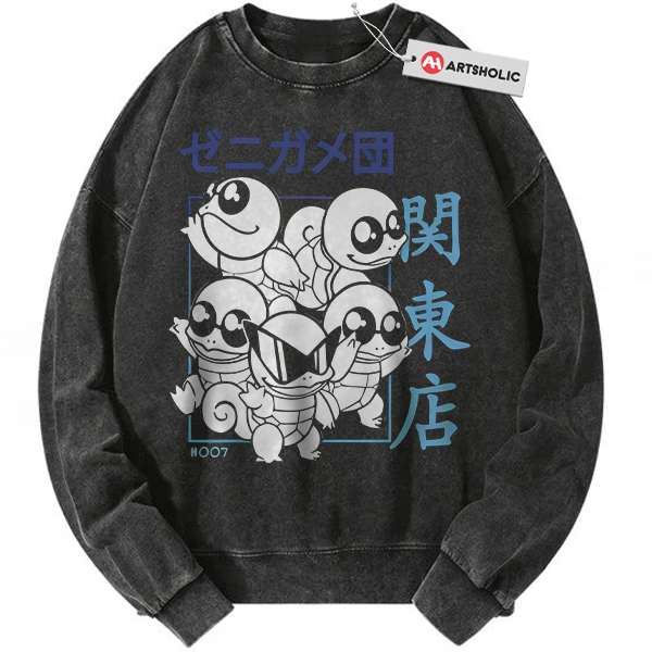 Squirtle Sweatshirt, Pokemon Sweatshirt, Anime Sweatshirt, Vintage Sweater