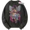 Angewomon Sweatshirt, Digimon Adventure Sweatshirt, Anime Sweatshirt, Vintage Sweatshirt