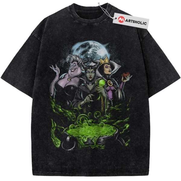 Maleficent Shirt, Evil Regina Shirt, Ursula Shirt, Villains Animated Shirt, Vintage T-Shirt