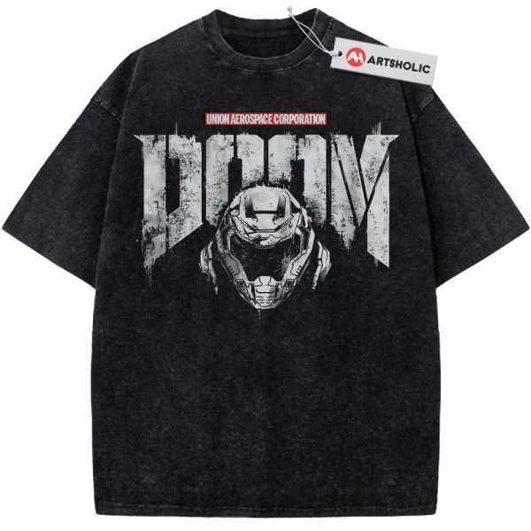 Doomguy Shirt, Doom Shirt, Game Shirt, Vintage T-Shirt