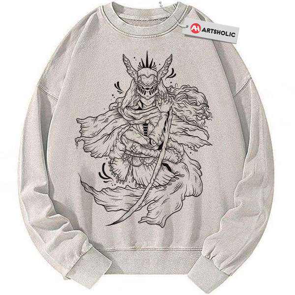Malenia Blade of Miquella Sweatshirt, Elden Ring Sweatshirt, Game Sweatshirt, Vintage Sweater