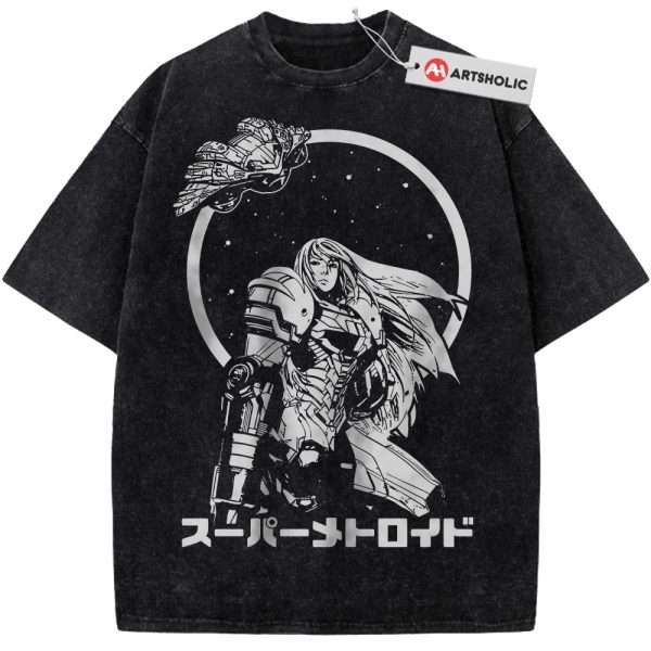 Samus Aran Shirt, Metroid Shirt, Game Shirt, Vintage Tee