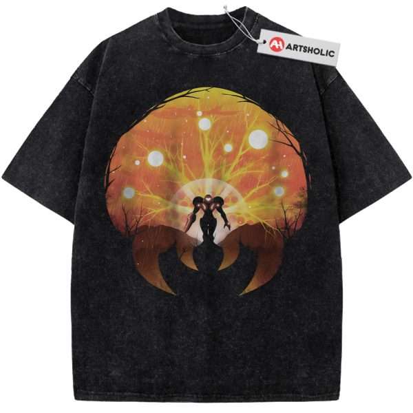Samus Aran Shirt, Metroid Shirt, Game Shirt, Vintage T-Shirt