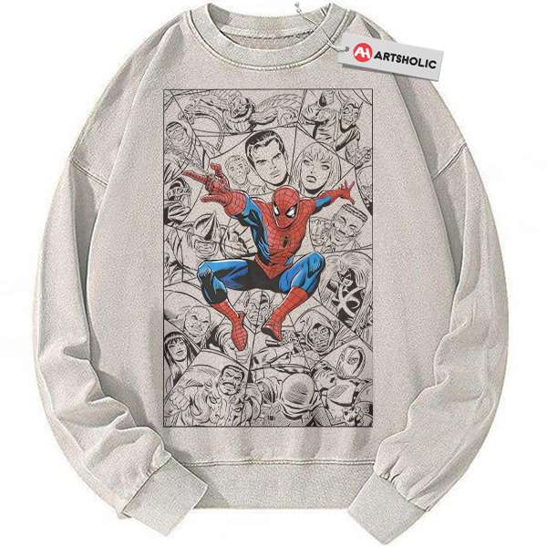 Spider-Man Sweatshirt, Marvel Comics Sweatshirt, Vintage Sweater